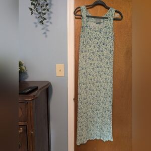 Vintage floral slip dress, rayon